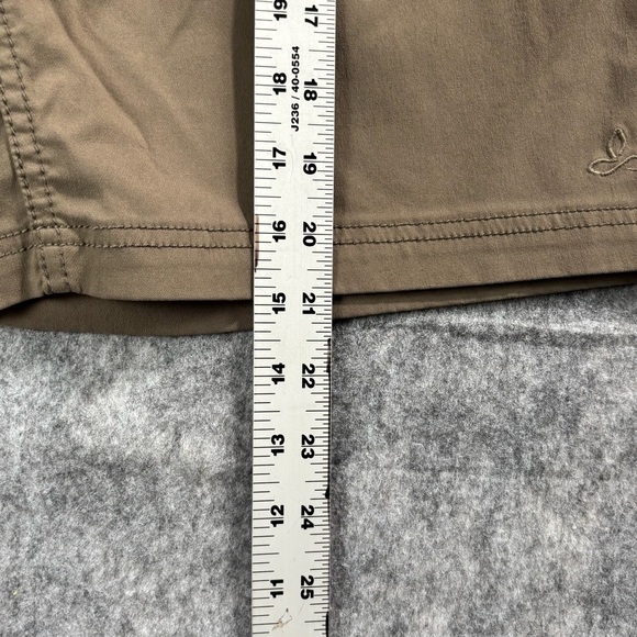 PrAna Mens Dark Tan 9 in Inseam Flat Front Shorts Size 38 - Picture 8 of 15